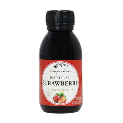 Chefs Choice Extracts - Natural Strawberry 100ml
