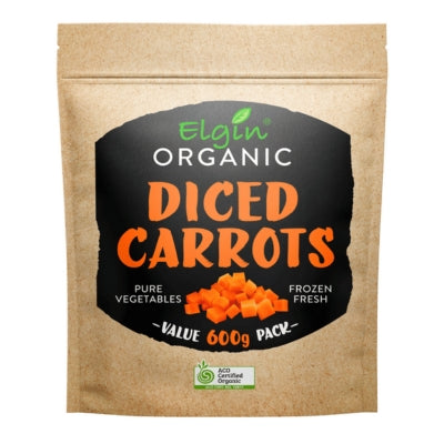Elgin Organic Carrot Diced 600g