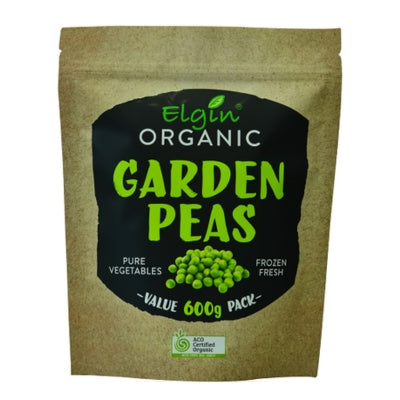Elgin Organic Green Peas 600g