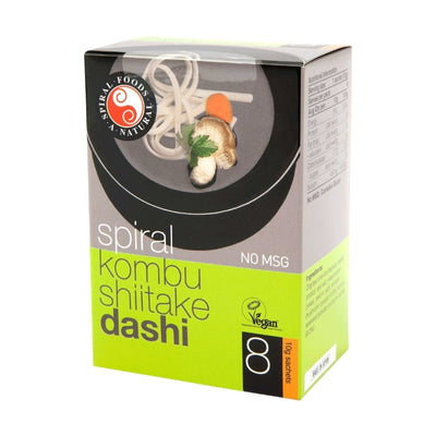 Spiral Foods Dashi - Instant Dashi Kombu Shiitake (8pk x 10g)