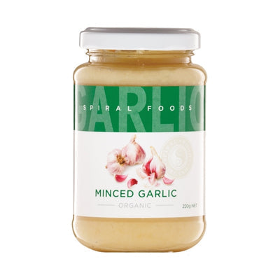 Spiral Foods Herbs - Minced Garlic Organic 220g