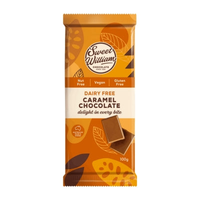 Sweet William Chocolate Bar - Caramel 100g