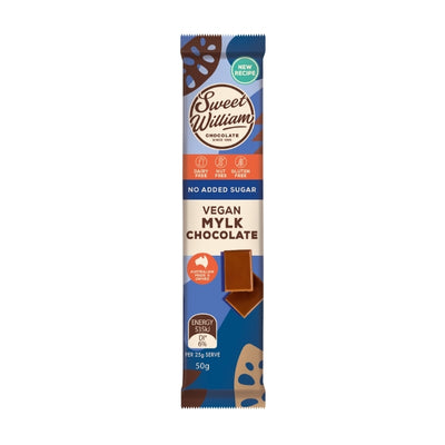 Sweet William Mylk Chocolate No Added Sugar 50g